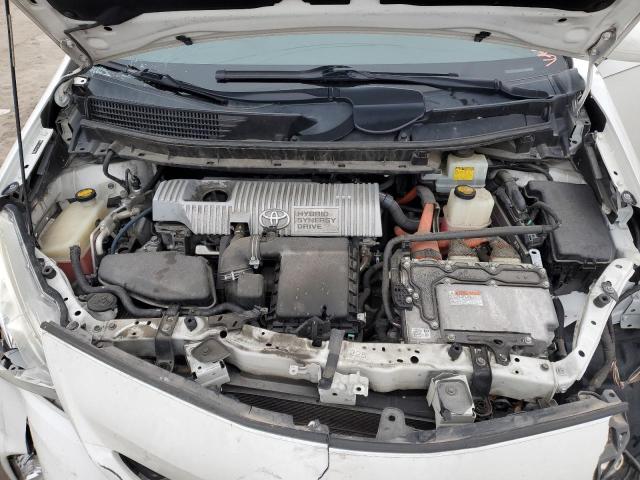 JTDZN3EUXC3058691 - 2012 TOYOTA PRIUS V WHITE photo 11