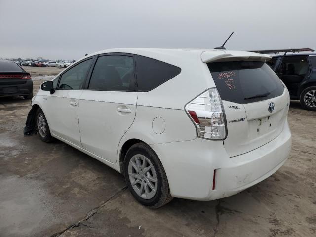 JTDZN3EUXC3058691 - 2012 TOYOTA PRIUS V WHITE photo 2