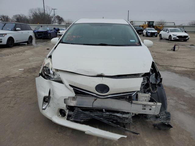 JTDZN3EUXC3058691 - 2012 TOYOTA PRIUS V WHITE photo 5