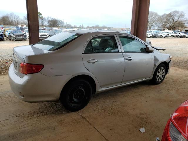 1NXBU4EE1AZ279778 - 2010 TOYOTA COROLLA BASE SILVER photo 3
