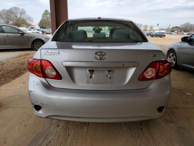 1NXBU4EE1AZ279778 - 2010 TOYOTA COROLLA BASE SILVER photo 6