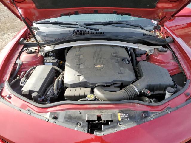 2G1FC3D39E9305462 - 2014 CHEVROLET CAMARO LT RED photo 11