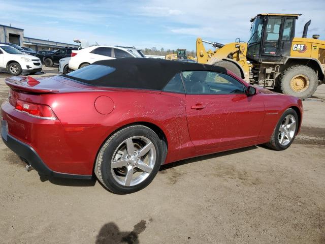 2G1FC3D39E9305462 - 2014 CHEVROLET CAMARO LT RED photo 3