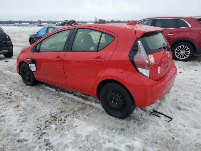 JTDKDTB38F1108102 - 2015 TOYOTA PRIUS C RED photo 2