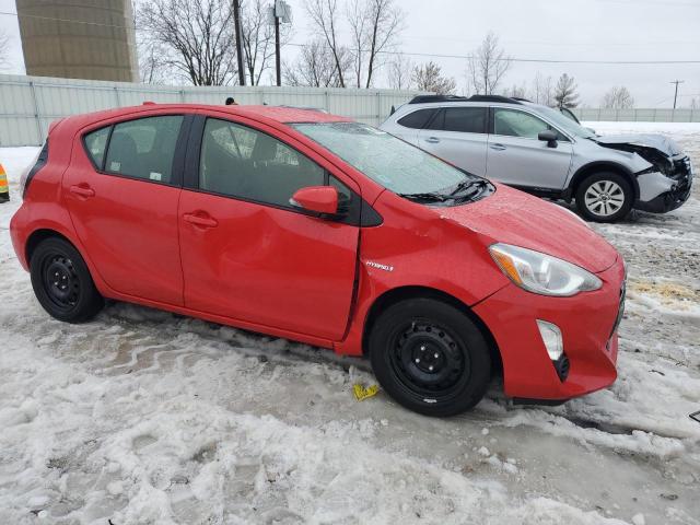 JTDKDTB38F1108102 - 2015 TOYOTA PRIUS C RED photo 4