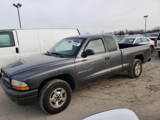 1B7GL32X02S598535 - 2002 DODGE DAKOTA SPORT GRAY photo 1