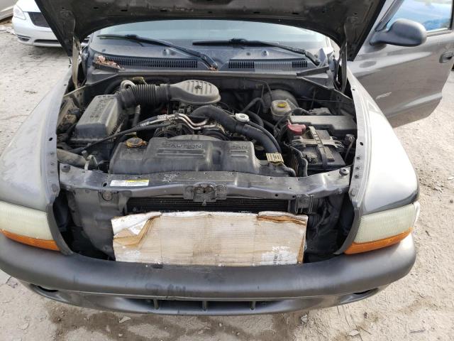 1B7GL32X02S598535 - 2002 DODGE DAKOTA SPORT GRAY photo 11