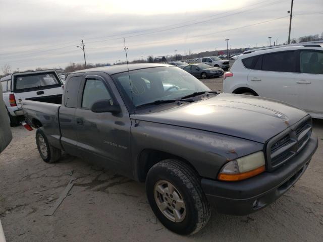 1B7GL32X02S598535 - 2002 DODGE DAKOTA SPORT GRAY photo 4