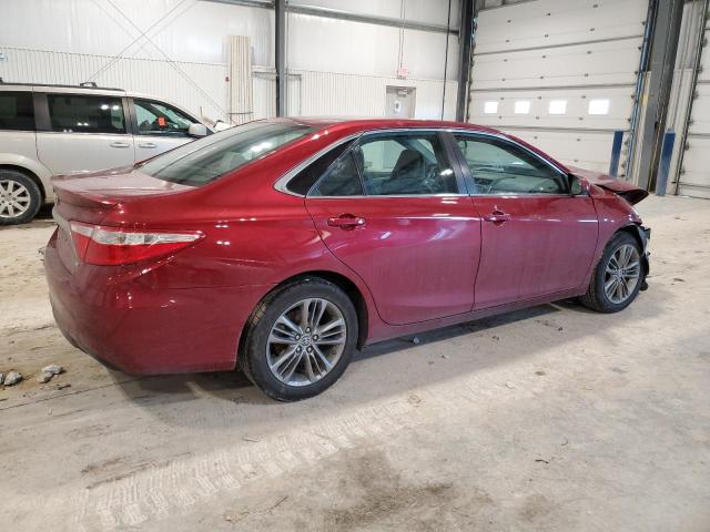 4T1BF1FKXGU518198 - 2016 TOYOTA CAMRY LE RED photo 3