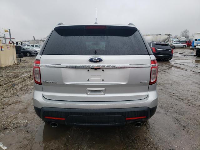 1FM5K8F82DGA92703 - 2013 FORD EXPLORER LIMITED SILVER photo 6