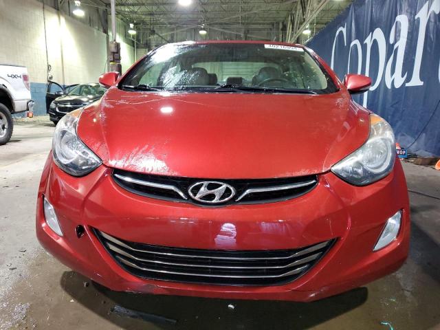 KMHDH4AE1DU641356 - 2013 HYUNDAI ELANTRA GLS RED photo 5