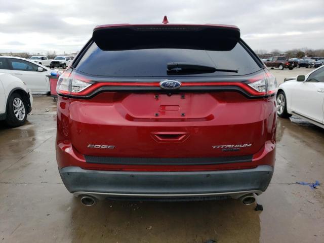 2FMPK3K8XFBB05970 - 2015 FORD EDGE TITANIUM RED photo 6