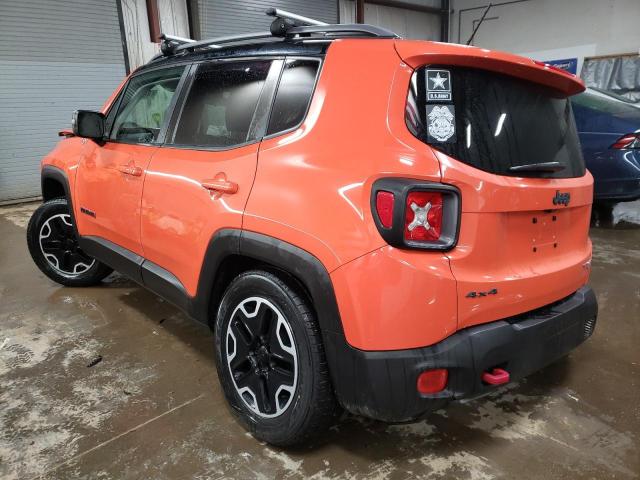 ZACCJBCT8FPB81329 - 2015 JEEP RENEGADE TRAILHAWK ORANGE photo 2