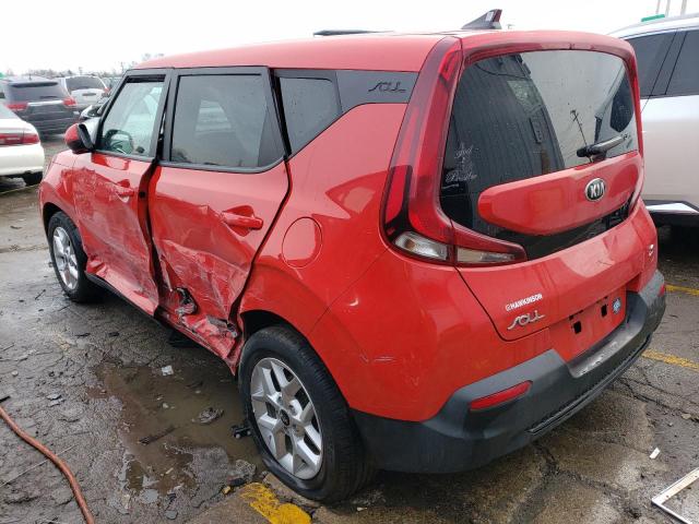 KNDJ23AU5M7126840 - 2021 KIA SOUL LX RED photo 2