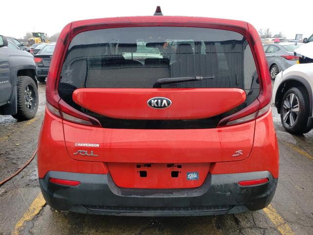 KNDJ23AU5M7126840 - 2021 KIA SOUL LX RED photo 6