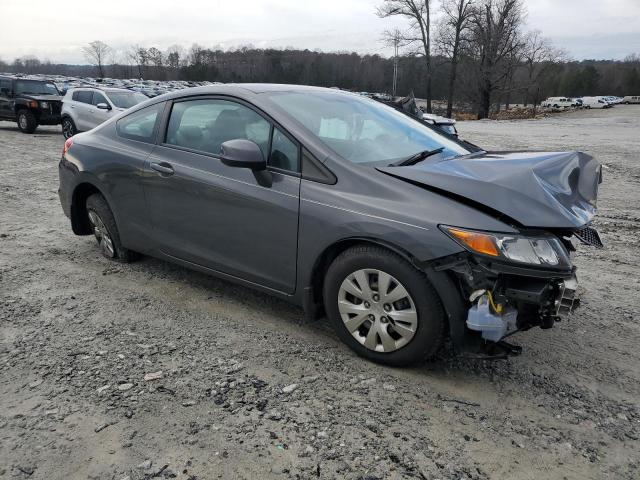 2HGFG3B58CH502594 - 2012 HONDA CIVIC LX GRAY photo 4