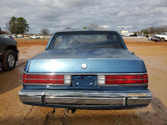 1G4CW51C9J1678299 - 1988 BUICK ELECTRA PARK AVENUE BLUE photo 6