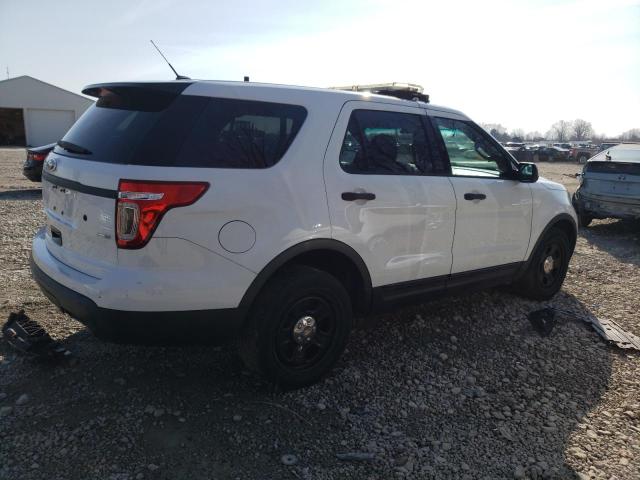 1FM5K8AR2DGC62994 - 2013 FORD EXPLORER POLICE INTERCEPTOR WHITE photo 3