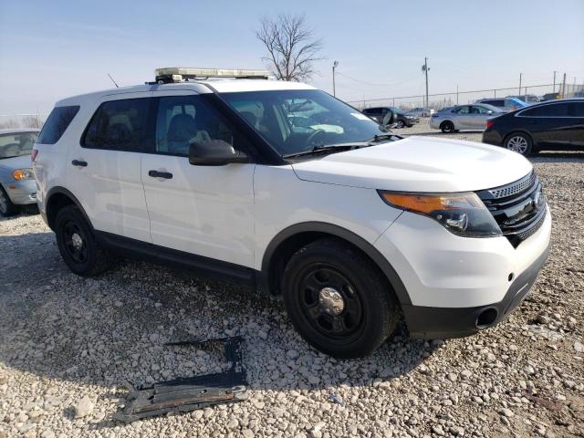 1FM5K8AR2DGC62994 - 2013 FORD EXPLORER POLICE INTERCEPTOR WHITE photo 4