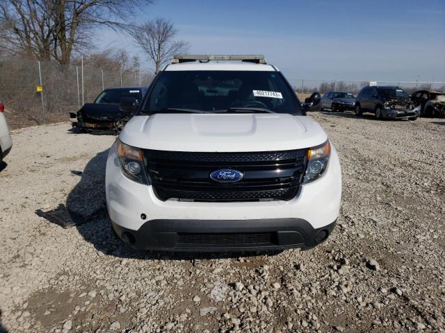 1FM5K8AR2DGC62994 - 2013 FORD EXPLORER POLICE INTERCEPTOR WHITE photo 5