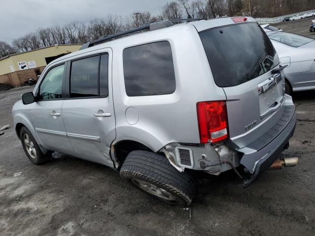 5FNYF4H53AB014941 - 2010 HONDA PILOT EXL SILVER photo 2