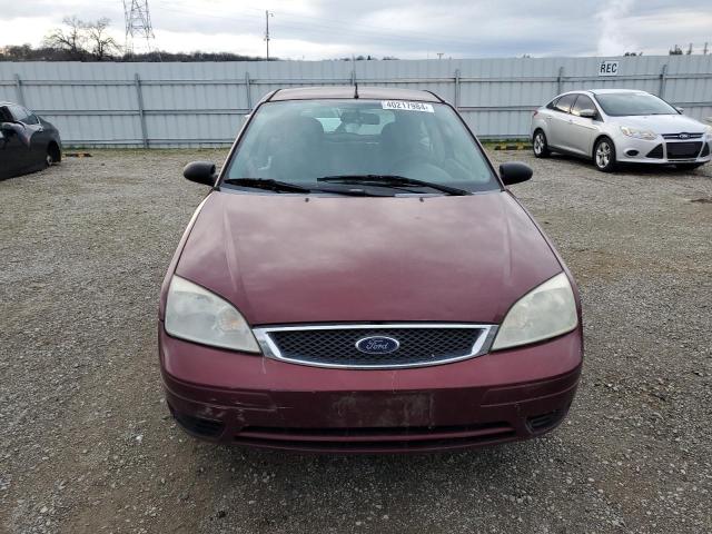 1FAFP31N27W263962 - 2007 FORD FOCUS ZX3 BURGUNDY photo 5