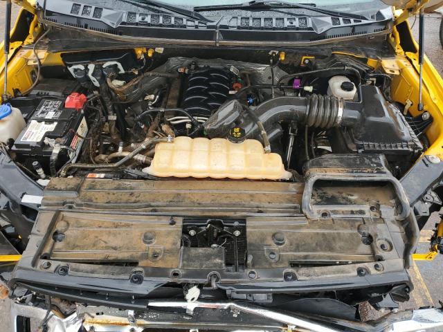 1FTEW1E53JKE72617 - 2018 FORD F150 SUPERCREW YELLOW photo 11