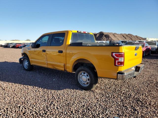 1FTEW1E53JKE72617 - 2018 FORD F150 SUPERCREW YELLOW photo 2