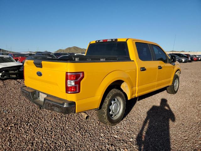 1FTEW1E53JKE72617 - 2018 FORD F150 SUPERCREW YELLOW photo 3