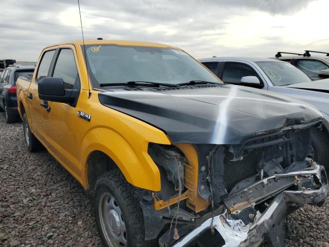 1FTEW1E53JKE72617 - 2018 FORD F150 SUPERCREW YELLOW photo 4