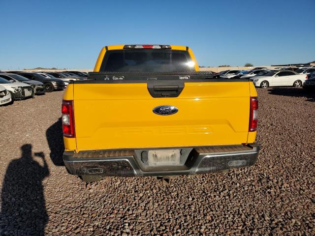 1FTEW1E53JKE72617 - 2018 FORD F150 SUPERCREW YELLOW photo 6