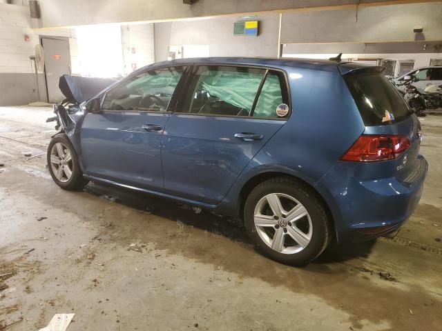 3VW217AU8HM065541 - 2017 VOLKSWAGEN GOLF S BLUE photo 2