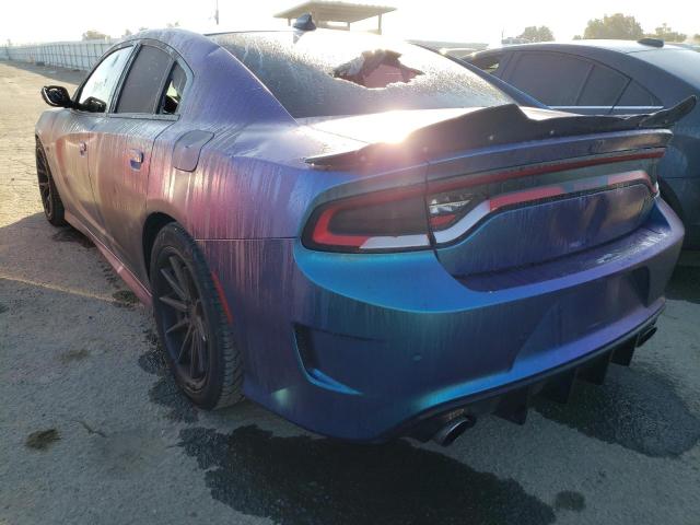 2C3CDXGJ6JH210676 - 2018 DODGE CHARGER R/T 392 BLUE photo 2