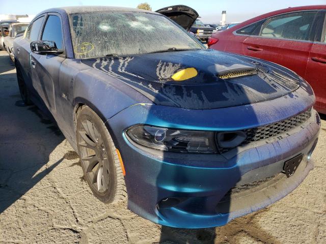 2C3CDXGJ6JH210676 - 2018 DODGE CHARGER R/T 392 BLUE photo 4