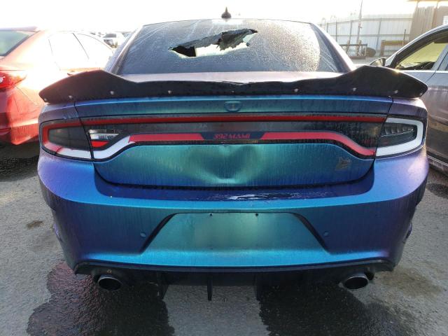 2C3CDXGJ6JH210676 - 2018 DODGE CHARGER R/T 392 BLUE photo 6