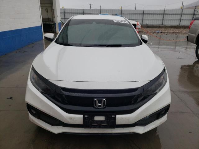 19XFC2F85KE045262 - 2019 HONDA CIVIC SPORT WHITE photo 5