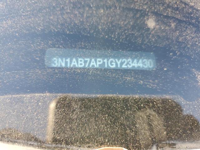 3N1AB7AP1GY234430 - 2016 NISSAN SENTRA S GRAY photo 12