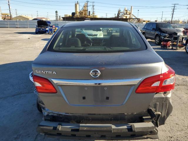 3N1AB7AP1GY234430 - 2016 NISSAN SENTRA S GRAY photo 6