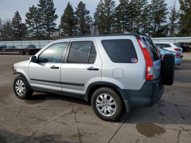 SHSRD78835U301538 - 2005 HONDA CR-V EX SILVER photo 2