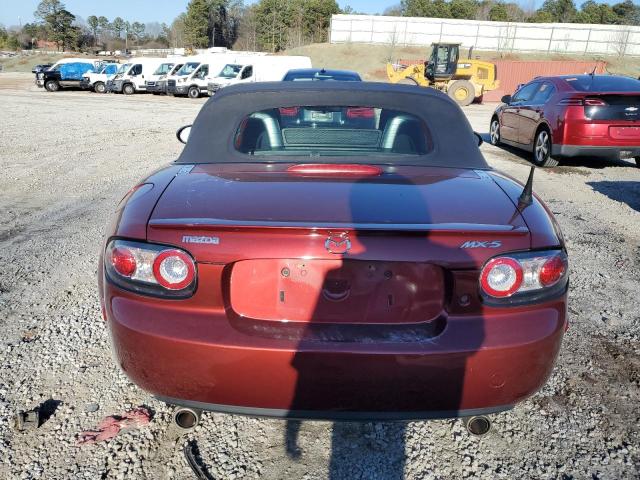 JM1NC25F370129897 - 2007 MAZDA MX-5 MIATA BURGUNDY photo 6