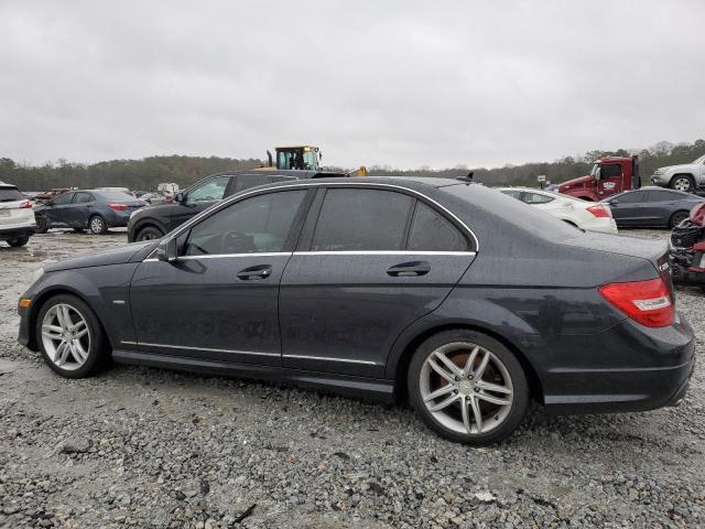 WDDGF4HB5CA617599 - 2012 MERCEDES-BENZ C 250 CHARCOAL photo 2