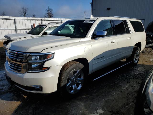 1GNSKKKC6FR735051 - 2015 CHEVROLET SUBURBAN K1500 LTZ WHITE photo 1