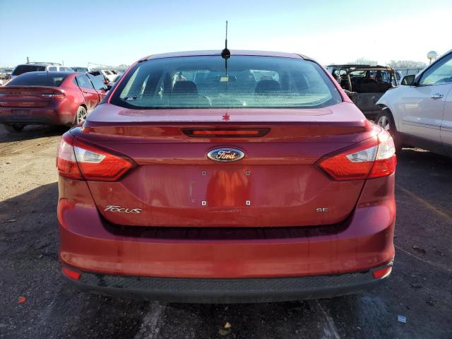 1FADP3F23DL264203 - 2013 FORD FOCUS SE MAROON photo 6