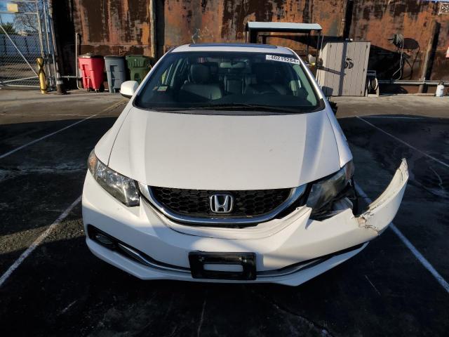 19XFB2F94DE222592 - 2013 HONDA CIVIC EXL თეთრი ფოტო 5