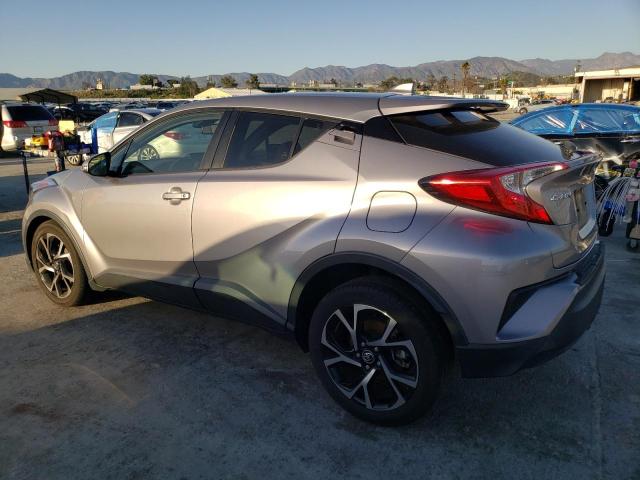 JTNKHMBXXK1057205 - 2019 TOYOTA C-HR XLE SILVER photo 2