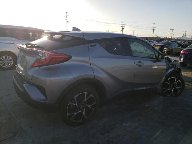 JTNKHMBXXK1057205 - 2019 TOYOTA C-HR XLE SILVER photo 3