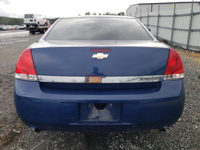 2G1WS551569284459 - 2006 CHEVROLET IMPALA POLICE BLUE photo 6