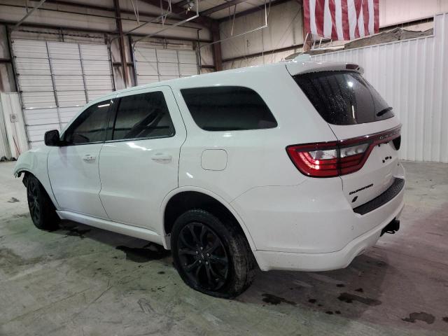 1C4RDJDG2KC536538 - 2019 DODGE DURANGO GT WHITE photo 2