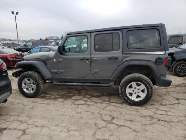 1C4HJXDM3MW564962 - 2021 JEEP WRANGLER U SPORT ნაცრისფერი ფოტო 1