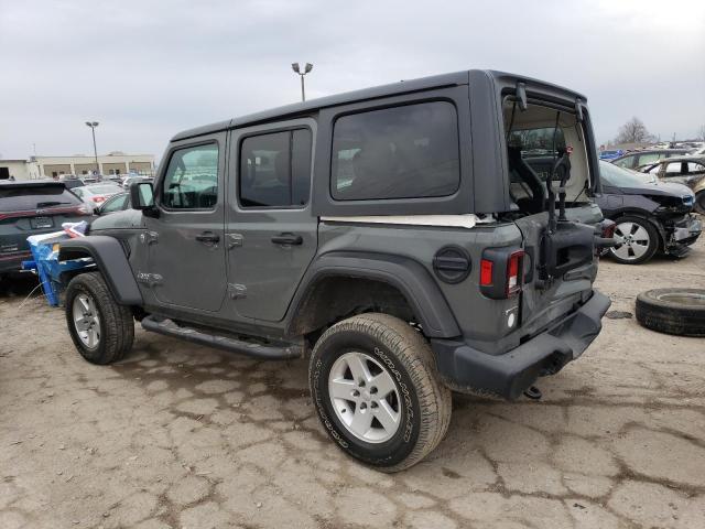 1C4HJXDM3MW564962 - 2021 JEEP WRANGLER U SPORT ნაცრისფერი ფოტო 2